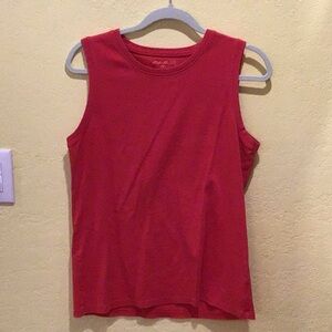 Eddie Bauer Red Sleeveless Tank Top z12